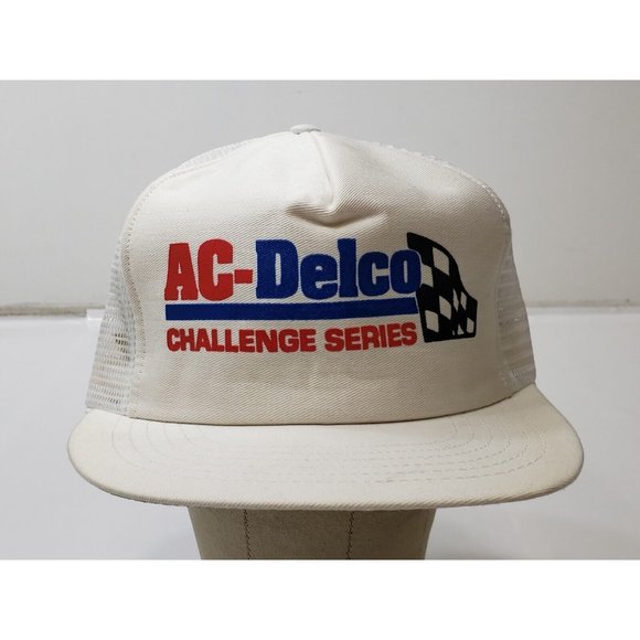 AC Deco Challenge Series Trucker Hat Cap Snapback Mesh SKM One Size Vintage - Picture 2 of 8